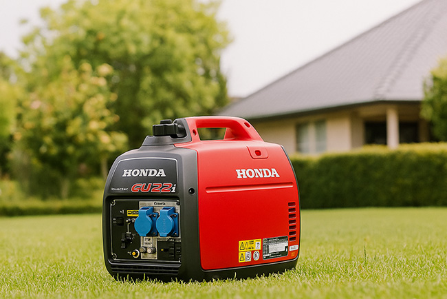 Honda inverter EU22i på græsplænen_header